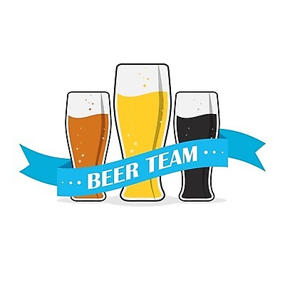 EPS 해외이미지 리본 일러스트 맥주 사람없음 심볼 맥주잔 흑맥주 해외202105 해외일러스트 술잔 주류 파일형식 벡터