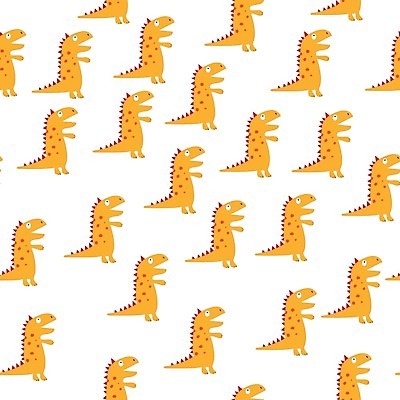 EPS 해외이미지 백그라운드 패턴 여러마리 일러스트 사람없음 노란색 패턴백그라운드 공룡 해외202105 해외일러스트 컬러 다수 무늬 파충류 파일형식 벡터