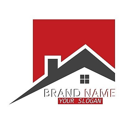 EPS 해외이미지 일러스트 지붕 주택 사람없음 빨간색 심볼 해외202105 해외일러스트 컬러 건물 파일형식 벡터