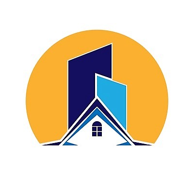 EPS 해외이미지 일러스트 지붕 주택 사람없음 원형 심볼 해외202105 해외일러스트 도형 건물 파일형식 벡터