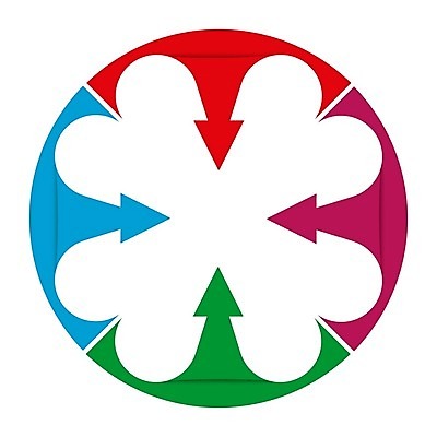 EPS 해외이미지 템플릿 디자인 컨셉 일러스트 화살 그래픽 원형 센터 방향 그림 충고 해외202105 해외일러스트 도형 파일형식 벡터