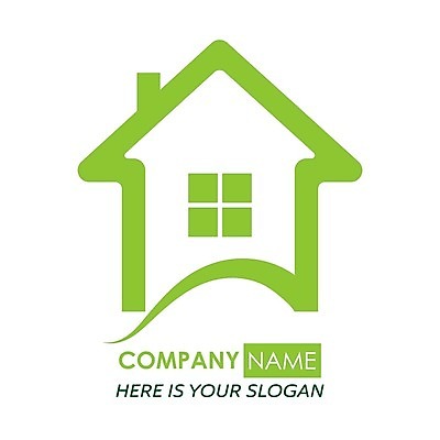 EPS 해외이미지 일러스트 비즈니스 주택 사람없음 연두색 심볼 해외202105 해외일러스트 건물 초록색 파일형식 벡터