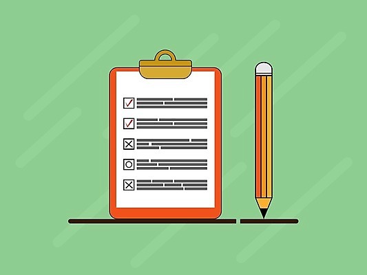 EPS 해외이미지 템플릿 디자인 종이 컨셉 일러스트 비즈니스 이벤트 연필 쪽지 공백 결과 계획 사인 그림 설문지 목차 해외202105 해외일러스트 학용품 필기구 파일형식 벡터