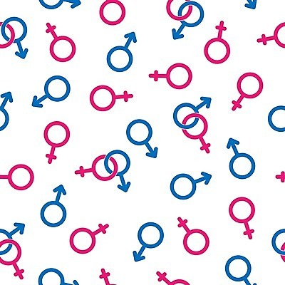 EPS 해외이미지 디자인 분홍색 백그라운드 패턴 일러스트 사람없음 파란색 패턴백그라운드 남자기호 여자기호 해외202105 해외일러스트 컬러 무늬 성별기호 파일형식 벡터