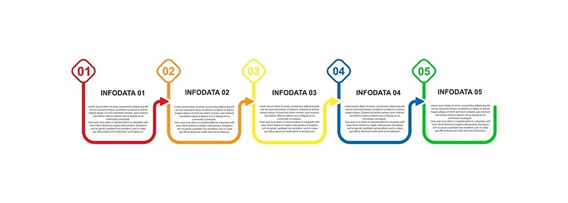 EPS 해외이미지 디자인 화살표 일러스트 비즈니스 사람없음 숫자 인포그래픽 연결 심플 해외202105 해외일러스트 문자 파일형식 벡터