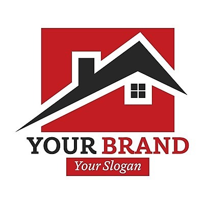 EPS 해외이미지 일러스트 지붕 주택 사람없음 빨간색 심볼 해외202105 해외일러스트 컬러 건물 파일형식 벡터