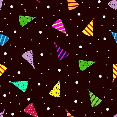 EPS 해외이미지 디자인 백그라운드 패턴 일러스트 사람없음 검은색 고깔모자 패턴백그라운드 원형 해외202105 해외일러스트 도형 모자_잡화 컬러 무늬 파일형식 벡터