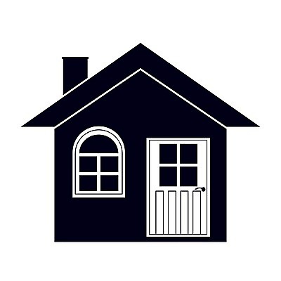 EPS 해외이미지 일러스트 주택 사람없음 검은색 심볼 해외202105 해외일러스트 컬러 건물 파일형식 벡터