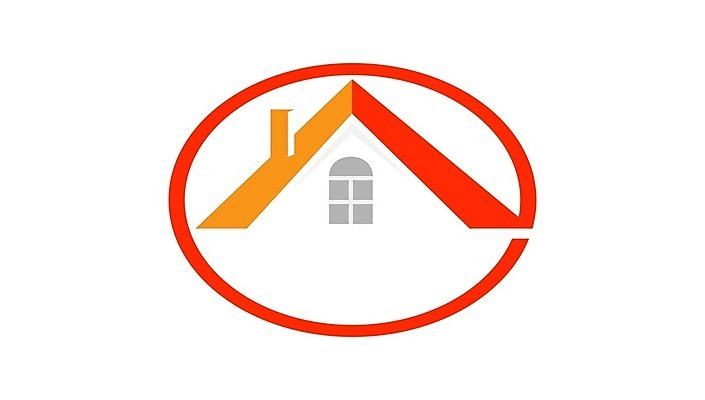 EPS 해외이미지 일러스트 지붕 주택 사람없음 원형 심볼 해외202105 해외일러스트 도형 건물 파일형식 벡터