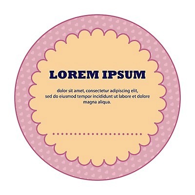 EPS 해외이미지 모양 무료이미지 실루엣 분홍색 컨셉 일러스트 아이디어 그래픽 하트 축하 원형 스케치 그림 레이아웃 엽서 윤곽 손그림 해외202105 해외일러스트 도형 컬러 촬영기법 미술 편지 파일형식 벡터