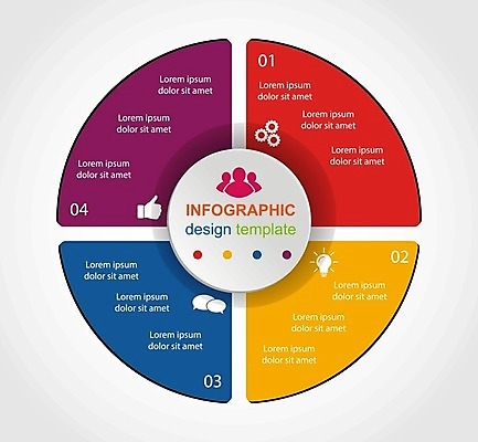 EPS 해외이미지 디자인 말풍선 일러스트 비즈니스 그래프 사람없음 숫자 자료 인포그래픽 최고 원형 톱니바퀴 손모양 전구모양 해외202105 해외일러스트 모양 도형 문자 전구 파일형식 벡터 손_신체부위