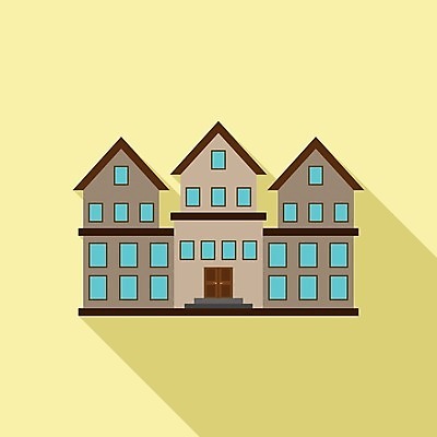 EPS 해외이미지 일러스트 주택 빌딩 사람없음 건물 심볼 해외202105 해외일러스트 건축물 파일형식 벡터