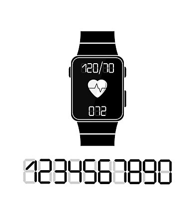 EPS 해외이미지 모양 실루엣 시계 컨셉 일러스트 팔찌 아이디어 건강 그래픽 약 스크린 하트 혈액 맥박 스케치 손목 그림 레이아웃 윤곽 손그림 가치 제어 해외202105 해외일러스트 장신구 의학 촬영기법 미술 신체부위 파일형식 벡터