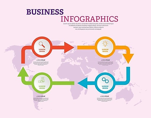 EPS 해외이미지 디자인 화살표 세계지도 일러스트 비즈니스 전구 돋보기 들기 사람없음 인포그래픽 정보 원형 돈자루 연결 톱니바퀴 손모양 전구모양 해외202105 해외일러스트 모양 도형 지도 돈 모션 세계 파일형식 벡터 손_신체부위