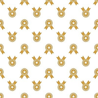 EPS 해외이미지 디자인 백그라운드 패턴 일러스트 사람없음 노란색 패턴백그라운드 메달 해외202105 해외일러스트 컬러 무늬 상_상패 파일형식 벡터