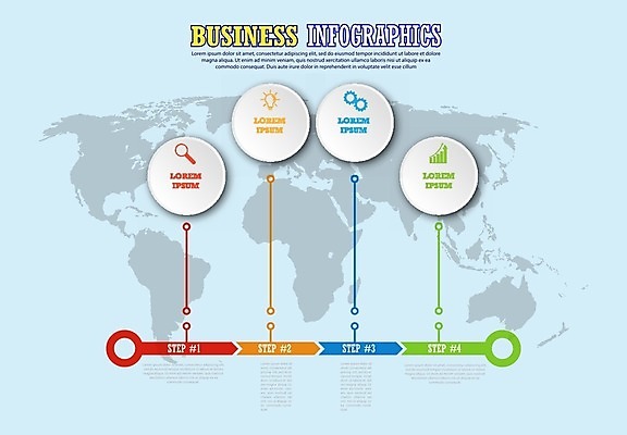 EPS 해외이미지 디자인 화살표 세계지도 일러스트 비즈니스 돋보기 그래프 사람없음 인포그래픽 정보 원형 연결 톱니바퀴 전구모양 해외202105 해외일러스트 모양 도형 지도 전구 세계 파일형식 벡터