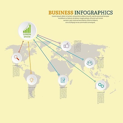 EPS 해외이미지 디자인 세계지도 일러스트 비즈니스 돋보기 그래프 사람모양 사람없음 인포그래픽 정보 기록 원형 연결 톱니바퀴 문서 손모양 전구모양 해외202105 해외일러스트 모양 도형 지도 전구 세계 파일형식 벡터 손_신체부위