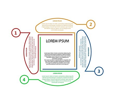 EPS 해외이미지 곡선 일러스트 비즈니스 사람없음 그래픽 자료 인포그래픽 정사각형 단계 순서 해외202105 해외일러스트 도형 선 파일형식 벡터