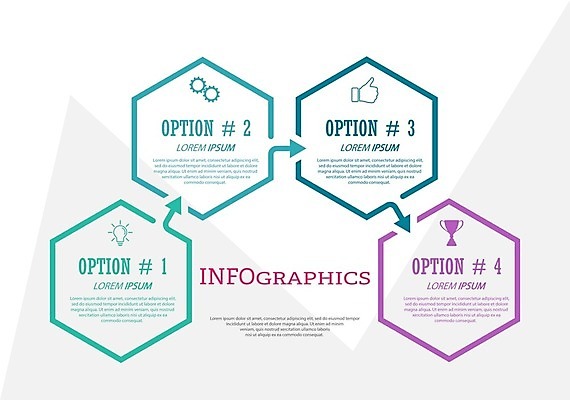 EPS 해외이미지 일러스트 비즈니스 전구 사람없음 그래픽 자료 인포그래픽 계획 트로피 톱니바퀴 손모양 육각형 따봉 단계 순서 해외202105 해외일러스트 모양 도형 컨셉 최고 상_우승 파일형식 벡터 손_신체부위