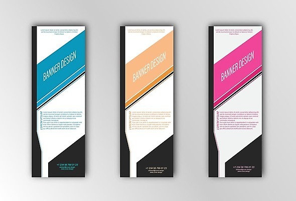 EPS 해외이미지 세로배너 분홍색 하늘색 일러스트 사람없음 주황색 심플 대각선 배너세트 해외202105 해외일러스트 배너 선 컬러 세로 파란색 세트 파일형식 벡터