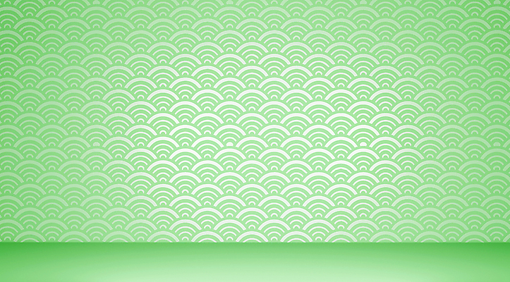 포토 JPG 해외이미지 문양 벽지 사람없음 초록색 3D 일본전통 해외202105 해외포토 전통 컬러 일본 디지털합성 파일형식