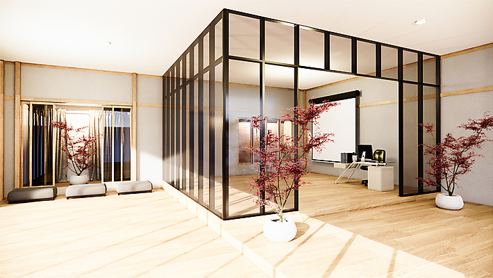 포토 JPG 해외이미지 가구 의자 회사 비즈니스 창문 직장 실내 사람없음 인테리어 사무실 3D 책상 회의실 해외202105 해외포토 디자인 생활용품 내부 디지털합성 파일형식