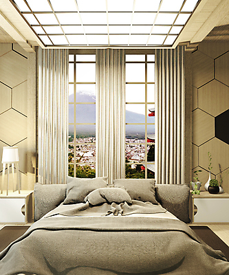 포토 JPG 해외이미지 가구 창문 호텔 실내 사람없음 인테리어 소파 3D 침실 침대 주도 해외202105 해외포토 디자인 생활용품 의자 숙소 내부 예절 디지털합성 파일형식