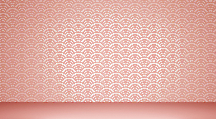 포토 JPG 해외이미지 무료이미지 문양 분홍색 벽지 사람없음 3D 일본전통 해외202105 해외포토 전통 컬러 일본 디지털합성 파일형식