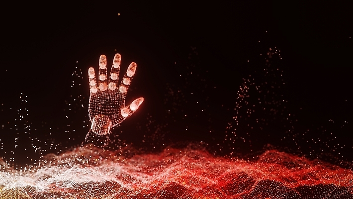 포토 JPG 해외이미지 무료이미지 손 선 백그라운드 그래픽백그라운드 추상 손바닥 사람없음 그래픽 3D 로봇 팔 헬프 해외202105 해외포토 무늬 신체부위 도움 디지털합성 파일형식