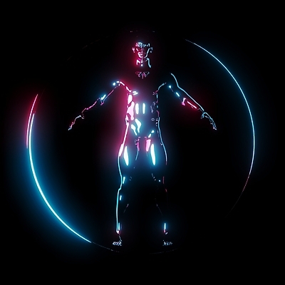 포토 JPG 해외이미지 백그라운드 곡선 그래픽백그라운드 추상 사람없음 그래픽 3D 네온 국경 해외202105 해외포토 선 무늬 디지털합성 파일형식