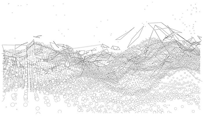 EPS 해외이미지 선 백그라운드 그래픽백그라운드 일러스트 추상 그래픽 3D 체험 기하학 폴리곤 해외202105 해외일러스트 컨셉 무늬 디지털합성 파일형식 벡터