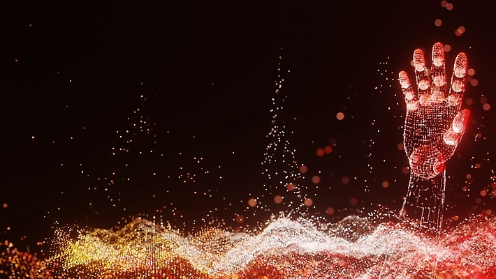 포토 JPG 해외이미지 손 선 백그라운드 그래픽백그라운드 추상 손바닥 사람없음 그래픽 3D 로봇 팔 헬프 해외202105 해외포토 무늬 신체부위 도움 디지털합성 파일형식