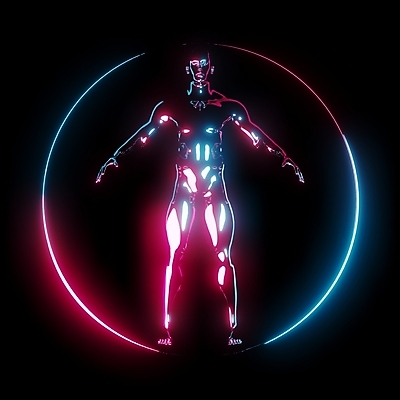 포토 JPG 해외이미지 백그라운드 곡선 그래픽백그라운드 추상 사람없음 그래픽 3D 네온 국경 해외202105 해외포토 선 무늬 디지털합성 파일형식