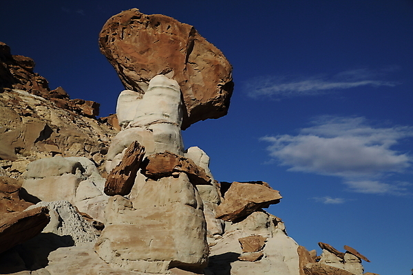 포토 JPG 해외이미지 북아메리카 자연 항해 풍경 사람없음 야외 빨간색 파란색 갈색 골짜기 미국 절벽 사막 흰색 기둥 부식 암초 사암 거인 지질학 막 해외202105 해외포토 교육 건축 컬러 배_교통 아메리카 돌_바위 생태계 파일형식