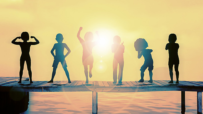 포토 JPG 해외이미지 실루엣 어린이 백그라운드 일러스트 놀이 사람없음 여름 친구 항구 일몰 연못 그룹 걸음마 나루 해외202004 해외202105 해외포토 계절 관계 교통시설 모션 촬영기법 사람 노을 파일형식