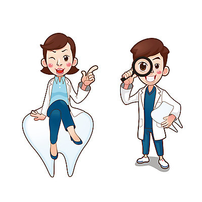 전신 여자 남자 일러스트 돋보기 직업캐릭터 서기 들기 앉기 성인 두명 다리꼬기 가리킴 의사가운 치과의사 치아모형 성인만 일러캐릭터 AI파일 직업 캐릭터 모션 사람 손짓 의사 가운 치아 파일형식 벡터