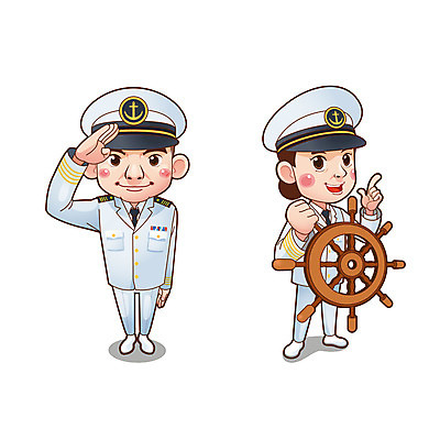 전신 여자 남자 유니폼 일러스트 직업캐릭터 서기 성인 두명 운전 가리킴 키_배핸들 경례 선장 성인만 항해사 일러캐릭터 AI파일 직업 캐릭터 옷 모션 사람 손짓 인사 핸들 파일형식 벡터
