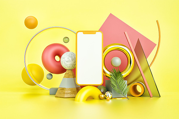 도형 PSD 편집 편집이미지 백그라운드 나뭇잎 프레임 사람없음 스마트폰 핸드폰 노란색 3D소스 3D 원형 디지털합성 오브젝트 입체도형 편집소스 이미지편집 편집3D 컬러 잎 전자제품 스마트기기 입체 파일형식