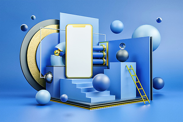 도형 PSD 편집 편집이미지 백그라운드 사다리 프레임 사람없음 파란색 스마트폰 핸드폰 3D소스 3D 계단 원형 디지털합성 오브젝트 입체도형 편집소스 이미지편집 편집3D 컬러 전자제품 스마트기기 도구 입체 파일형식