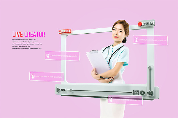PSD 편집 편집이미지 여자 분홍색 프레임 한명 들기 상반신 20대 성인 3D소스 3D 한국인 간호사 디지털합성 방송 댓글 동영상 간호복 동영상창 라이브 서류판 성인여자한명만 편집소스 크리에이터 유튜버 스트리밍 숏폼 이미지편집 편집3D 직업 1 컬러 유니폼 모션 사람 동양인 청년 사무용품 의료진 신조어 여자한명만 성인여자만 파일형식 1인미디어