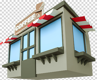 편집 편집이미지 누끼 사람없음 건물 3D소스 3D 카페 디지털합성 PNG 로우폴리 편집소스 건축물 상점 파일형식