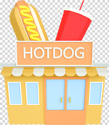 편집 편집이미지 누끼 사람없음 건물 3D소스 3D 디지털합성 콜라 핫도그 PNG 패스트푸드점 핫도그가게 로우폴리 편집소스 건축물 음식 패스트푸드 상점 탄산음료 파일형식