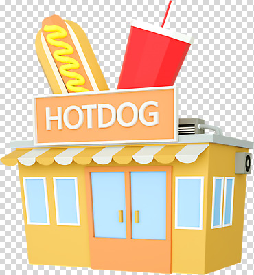 편집 편집이미지 누끼 사람없음 건물 3D소스 3D 디지털합성 콜라 핫도그 PNG 패스트푸드점 핫도그가게 로우폴리 편집소스 건축물 음식 패스트푸드 상점 탄산음료 파일형식