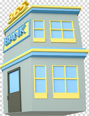 편집 편집이미지 누끼 사람없음 건물 3D소스 3D 디지털합성 은행 PNG 365일 로우폴리 편집소스 건축물 금융 파일형식