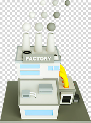 편집 편집이미지 공장 누끼 사람없음 건물 3D소스 3D 연기 디지털합성 PNG 공장굴뚝 로우폴리 편집소스 건축물 공업 파일형식