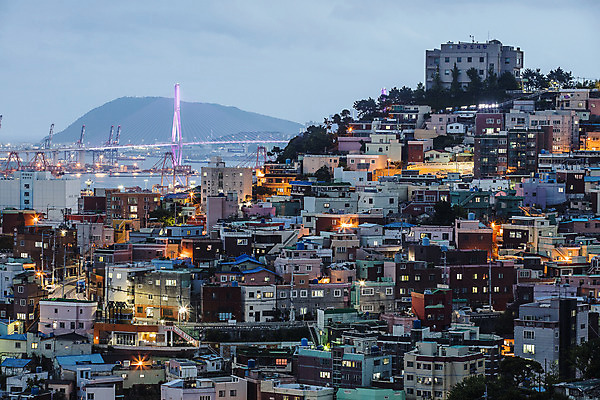 포토 JPG 바다 야경 하늘 사람없음 야외 부산 전경 국내포토 한국 풍경 야간 파일형식 탑뷰 풍경_경치