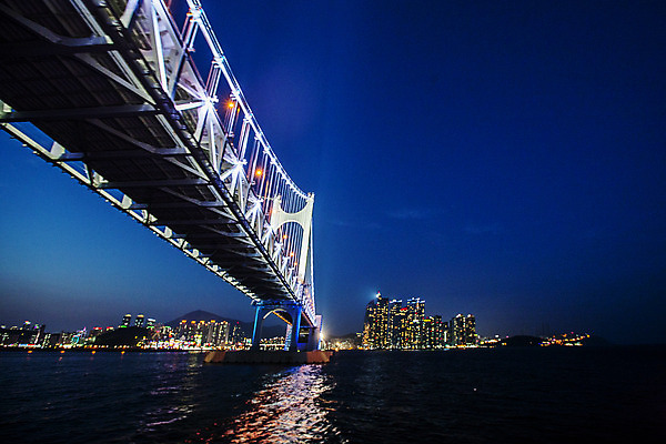 포토 JPG 바다 야경 사람없음 야외 부산 광안대교 해운대 국내포토 한국 다리_건축물 야간 파일형식 풍경_경치