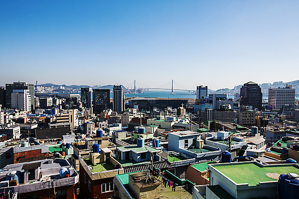포토 JPG 주간 바다 하늘 풍경 사람없음 야외 건물 도시 부산 국내포토 자연요소 건축물 한국 파일형식