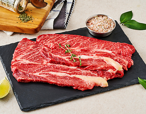 포토 JPG 스튜디오촬영 식재료 실내 생고기 육류 사람없음 소고기 허브 소금 등심 월계수 국내포토 식물 내부 파일형식