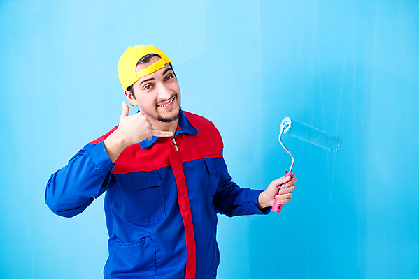 포토 JPG 해외이미지 직업 디자인 행복 벽 사다리 노동자 아파트 주택 실내 미소 사람없음 내부 건물 장식 파란색 페인트 방 붓 업무 작업 수리 서비스 그림 롤 롤러 페인트붓 화가 부활 텔레마케팅 DIY 개발 건축업자 계약자 고용 복원 업그레이드 해외202105 해외포토 건축물 건축 감정 컬러 표정 취미 구직 도구 서비스업 계약 채용 파일형식